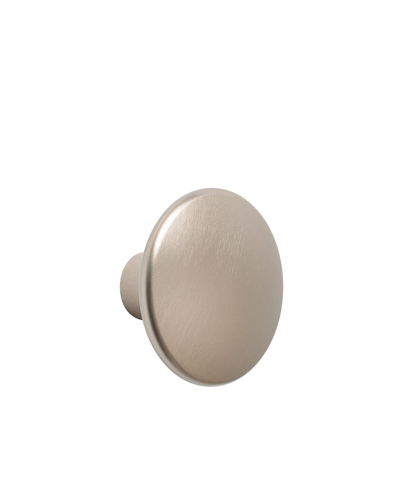 Dots - Taupe metal hook - ø5